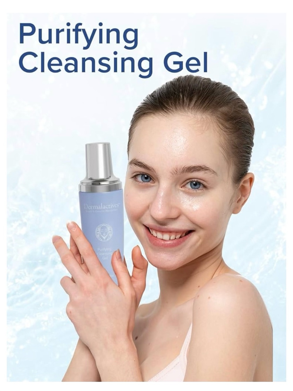 Dermalactevo Purifying Cleansing Gel — Soft Blue
